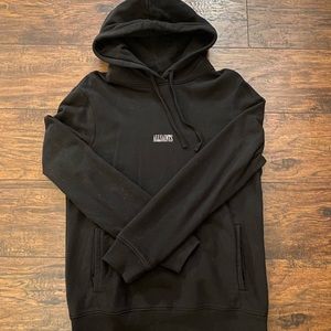Men’s black All Saints logo hoodie